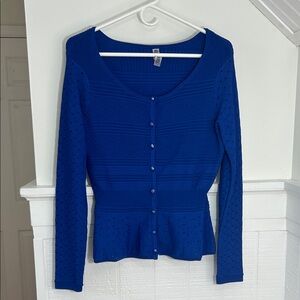 Yoana Baraschi Blue Women’s Cardigan size Medium